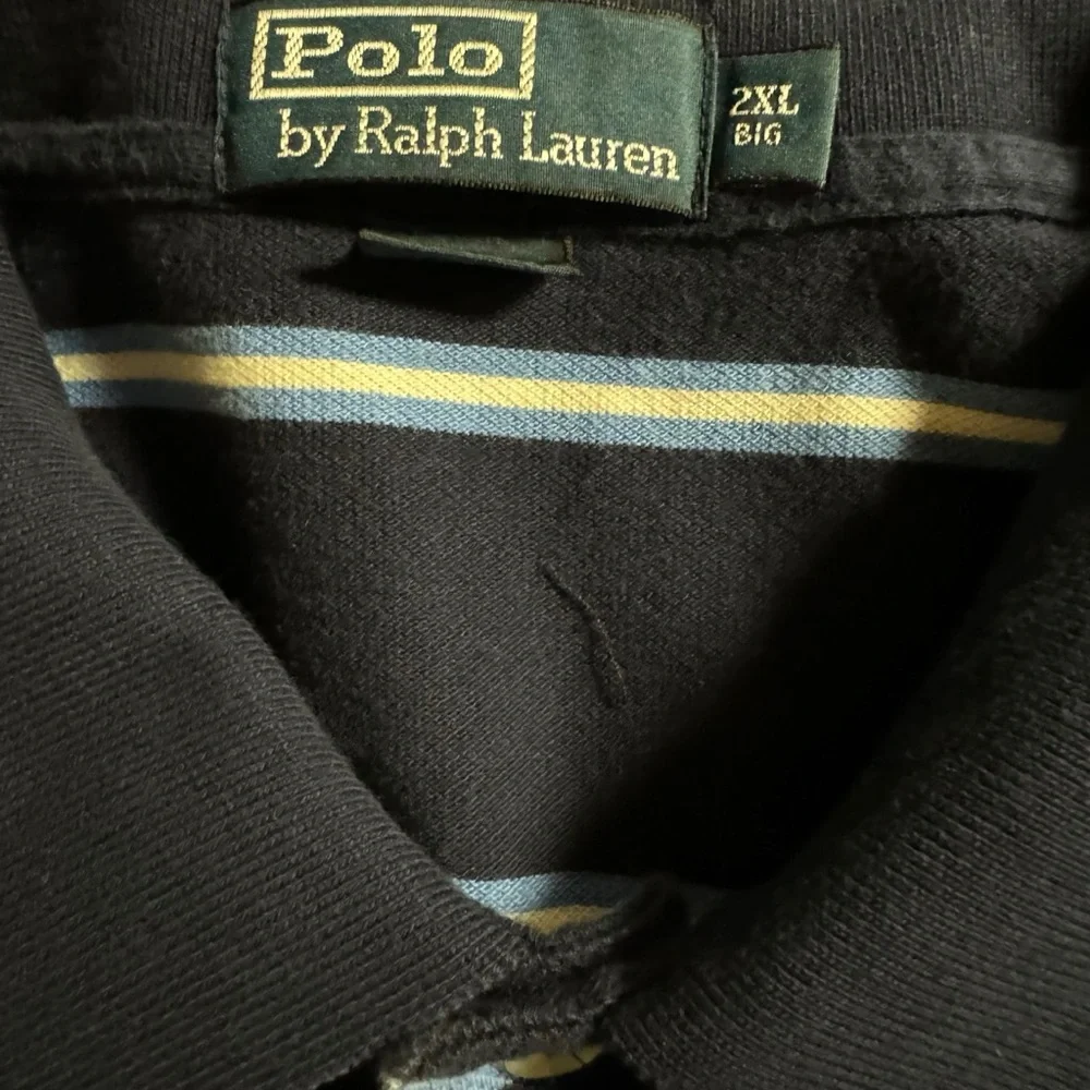 Polo Ralph Lauren‎ men’s size 2XL blue striped short sleeve polo
